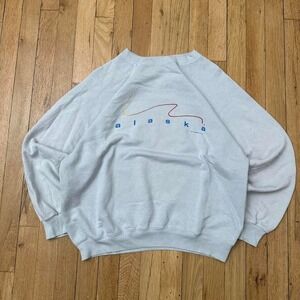Vintage 80s Alaska crewneck Sweatshirt‎ Large